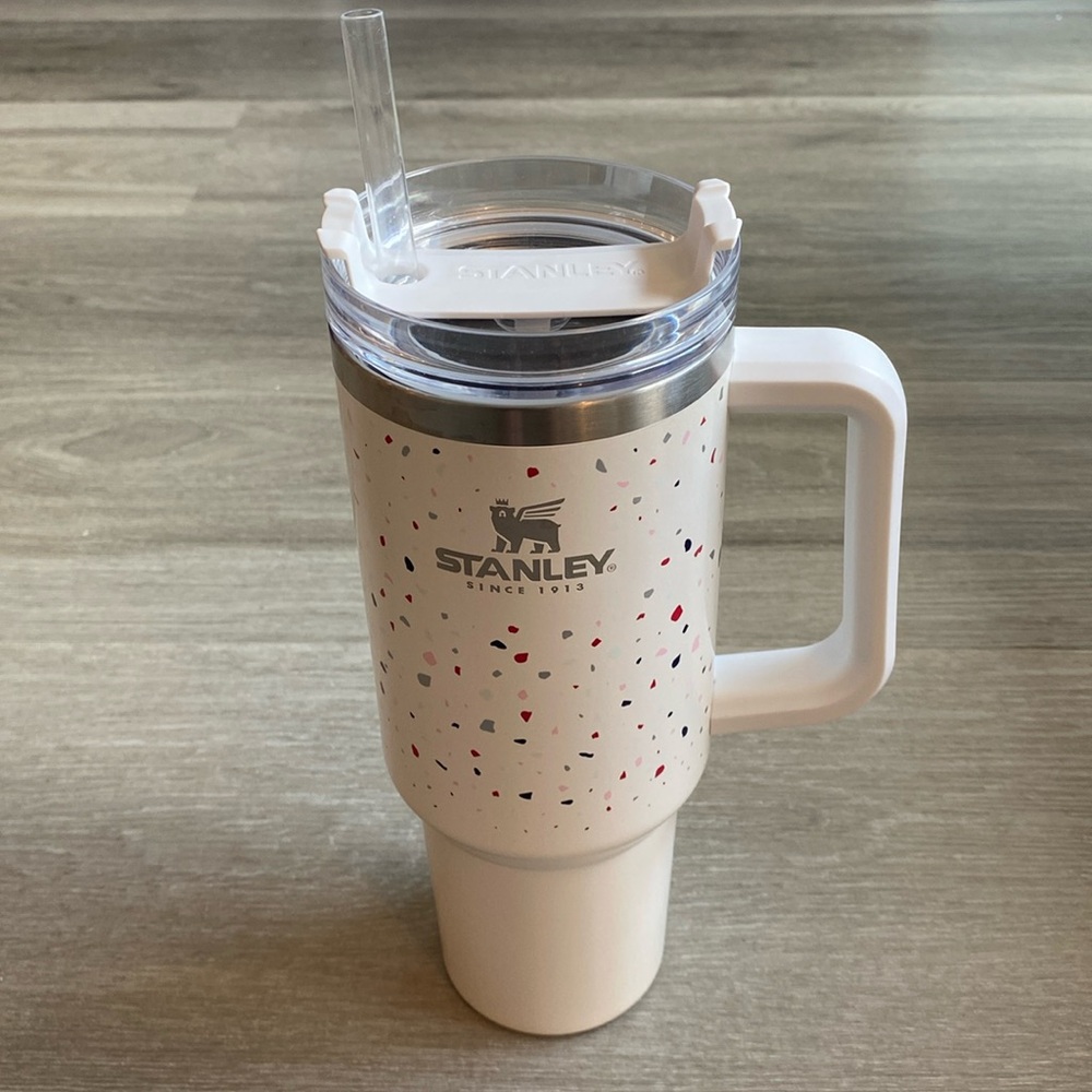Stanley 40oz Travel Quencher Tumbler Terrazzo Confetti